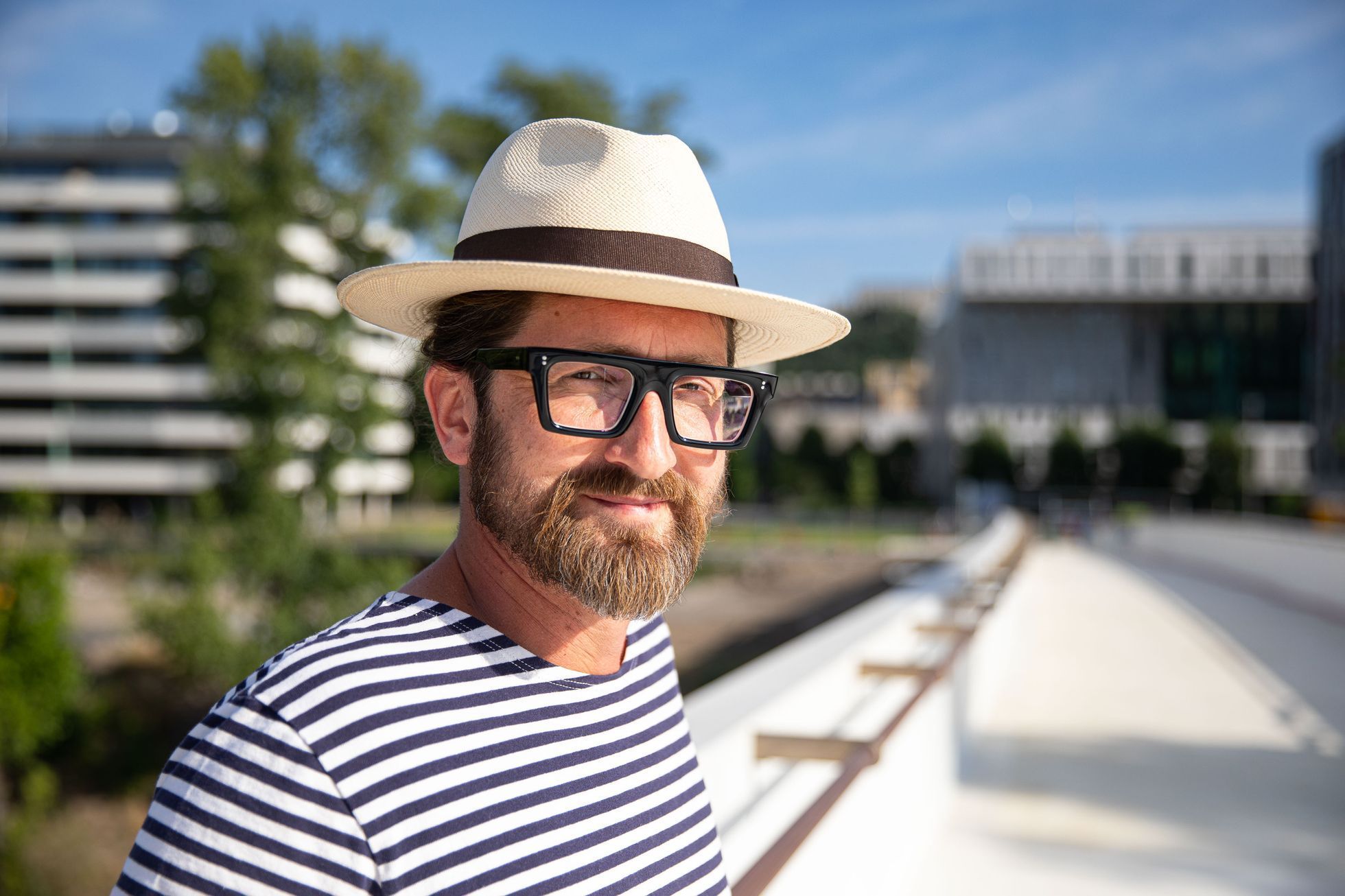 Lávka Holešovice – Karlín, architekt Petr Tej