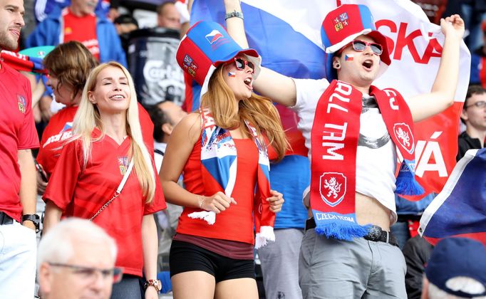 Euro 2016, Česko-Španělsko: čeští fanoušci