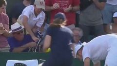 Wimbledon 2017: Chlapec přichází o ručník
