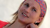 Barbora Špotáková, která se čerstvě vrátila z mateřské dovolené do světa velké atletiky, v sobotu podpořila akci "Prague Barefoot Run".