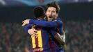 Lionel Messi a Ousmane Dembelé