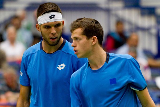 Davis Cup, ČR-Austrálie: Jiří Veselý a Adam Pavlásek