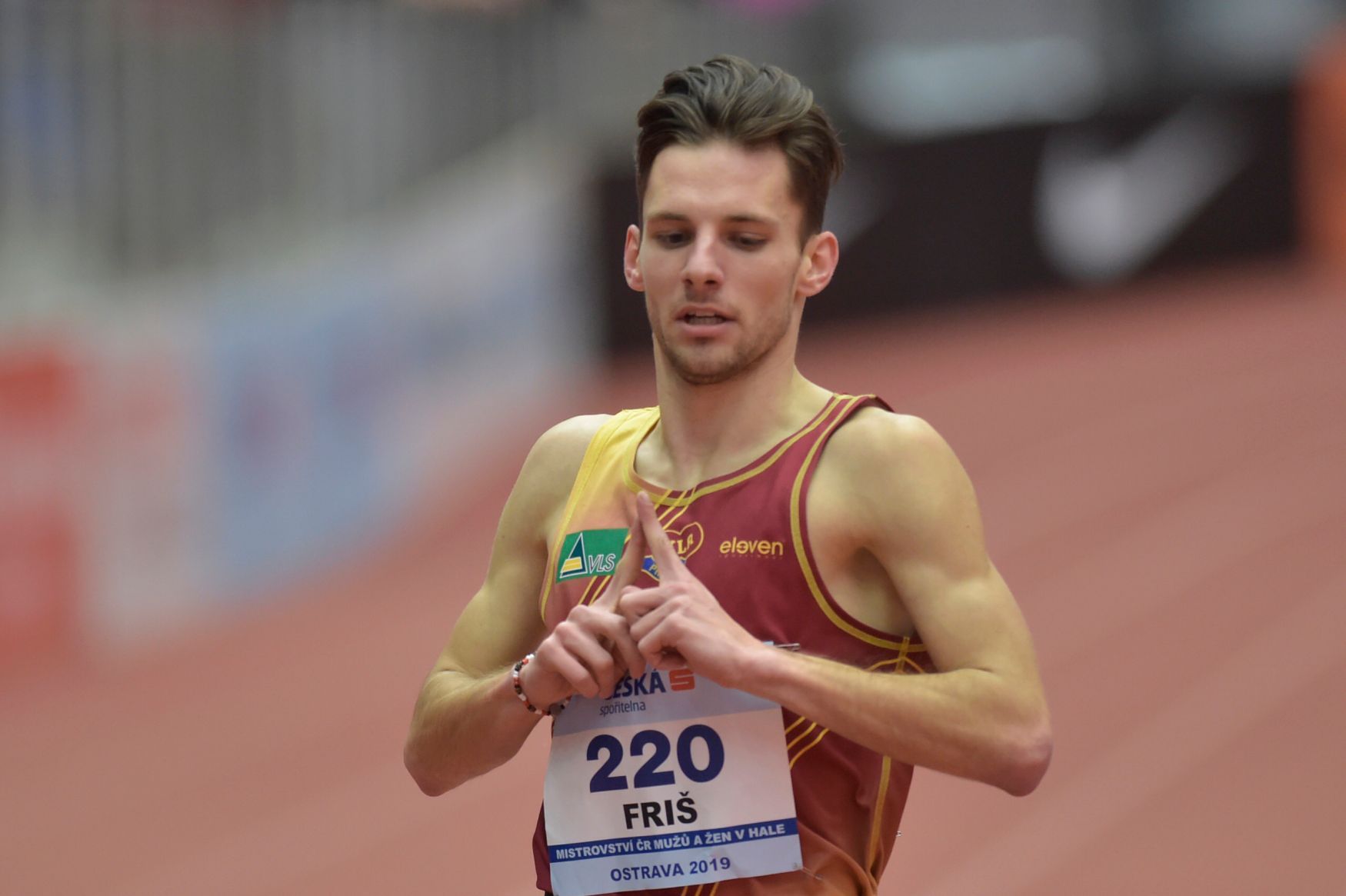 Jan Friš, běh na 1500 metrů