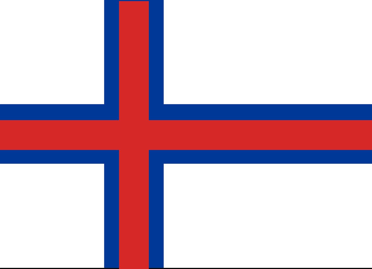 Faerské ostrovy - vlajka