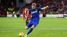 Soccer Football - Premier League - Sheffield United v West Ham United - Bramall Lane, Sheffield, Britain - January 21, 2024 West Ham United's James Ward-Prowse scores the