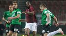 Fotbal, Gambrinus liga, Sparta - Jablonec: Léonard Kweuke - Vít Beneš