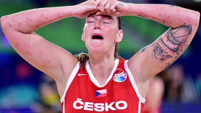 Renáta Březinová při letošním Eurobasketu
