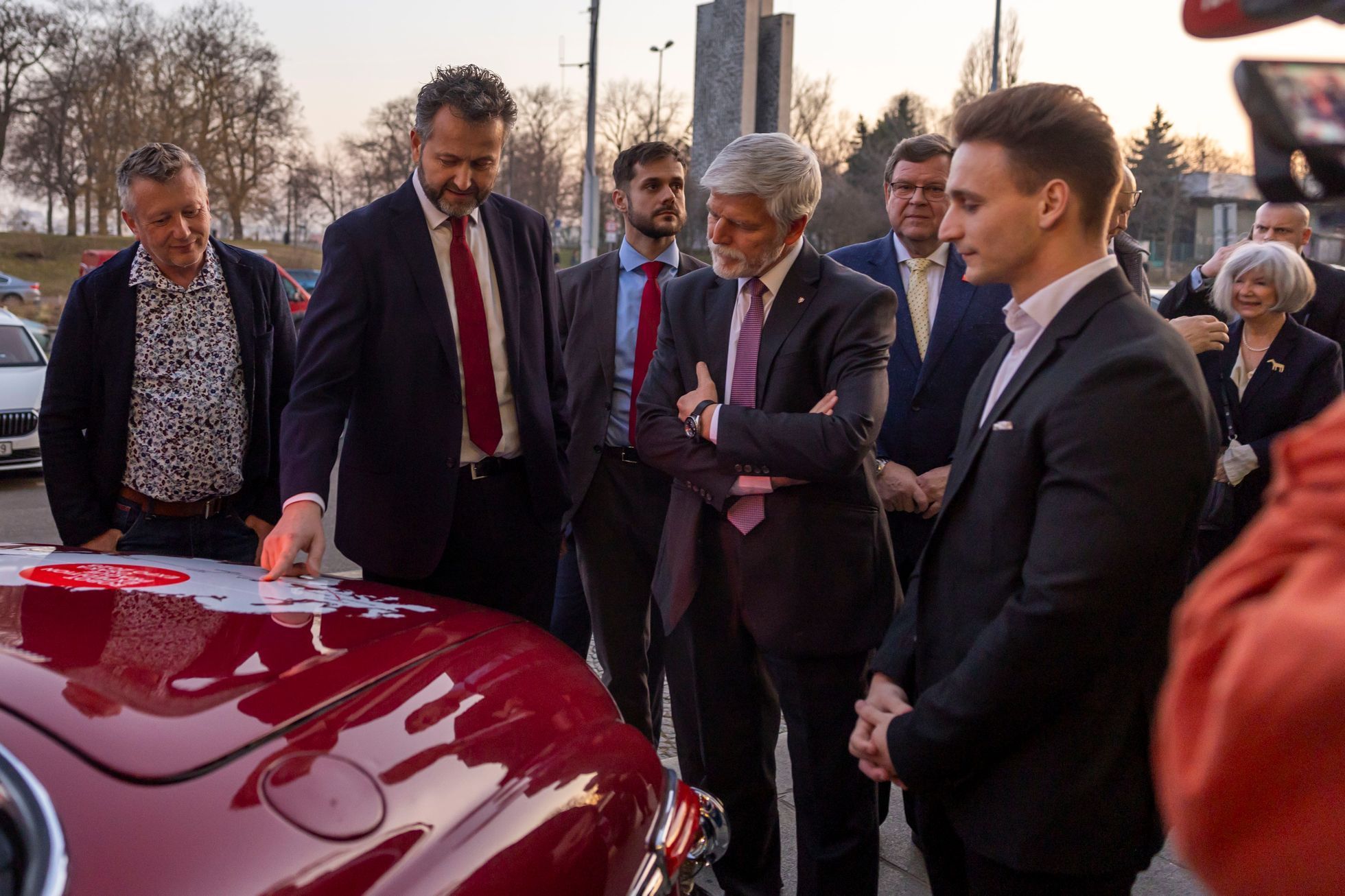 Prezident Petr Pavel, výstava fotek z Dakaru, NTM, vernisáž, Zlatý volant