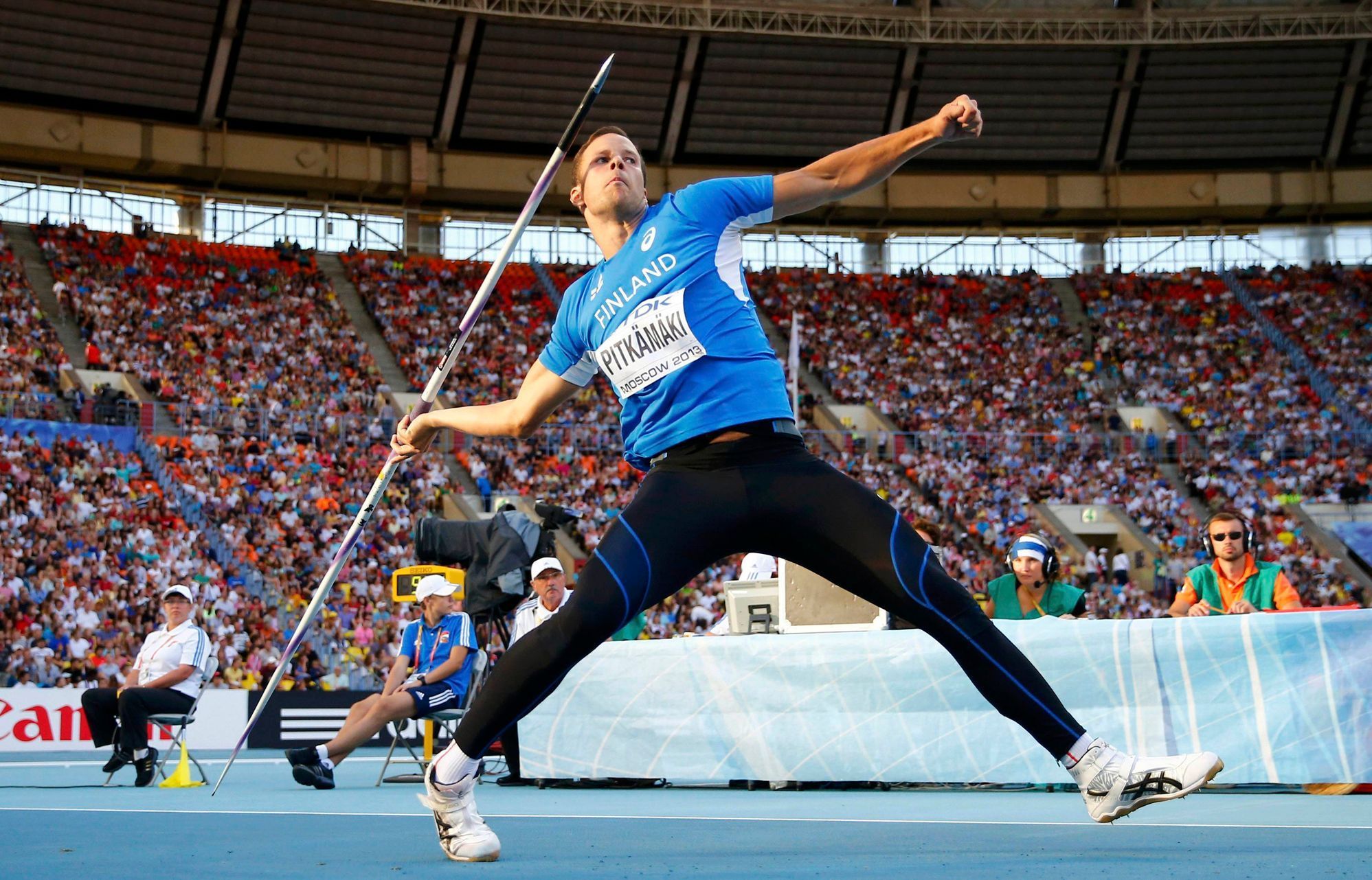 MS v atletice 2013, oštěp mužů: Tero Pitkämaki