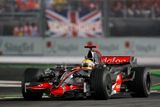 Lewis Hamilton při Velké ceně Singapuru
