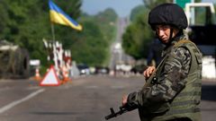 Ukrajina - Slavjansk - armáda - voják