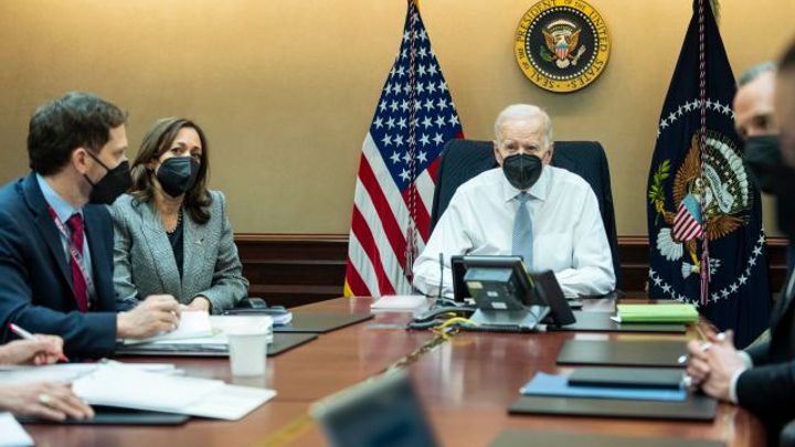 Americké jednotky v Sýrii zabily lídra Islámského státu Kurajšího, oznámil Biden; Zdroj foto: ČTK/ZUMA/Adam Schultz - White House via C