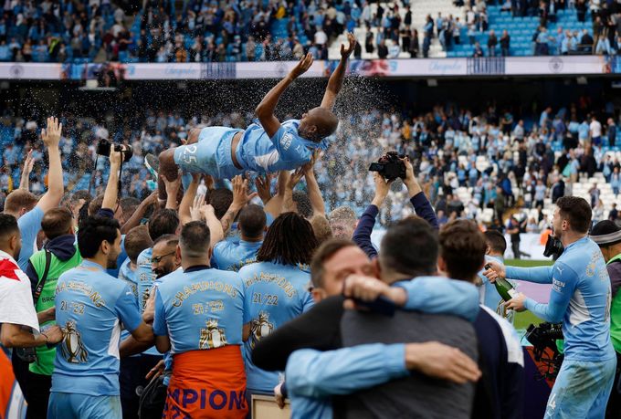 Manchester City slaví vítězství v Premier League