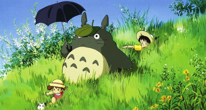 Snímek z Mého souseda Totoro.