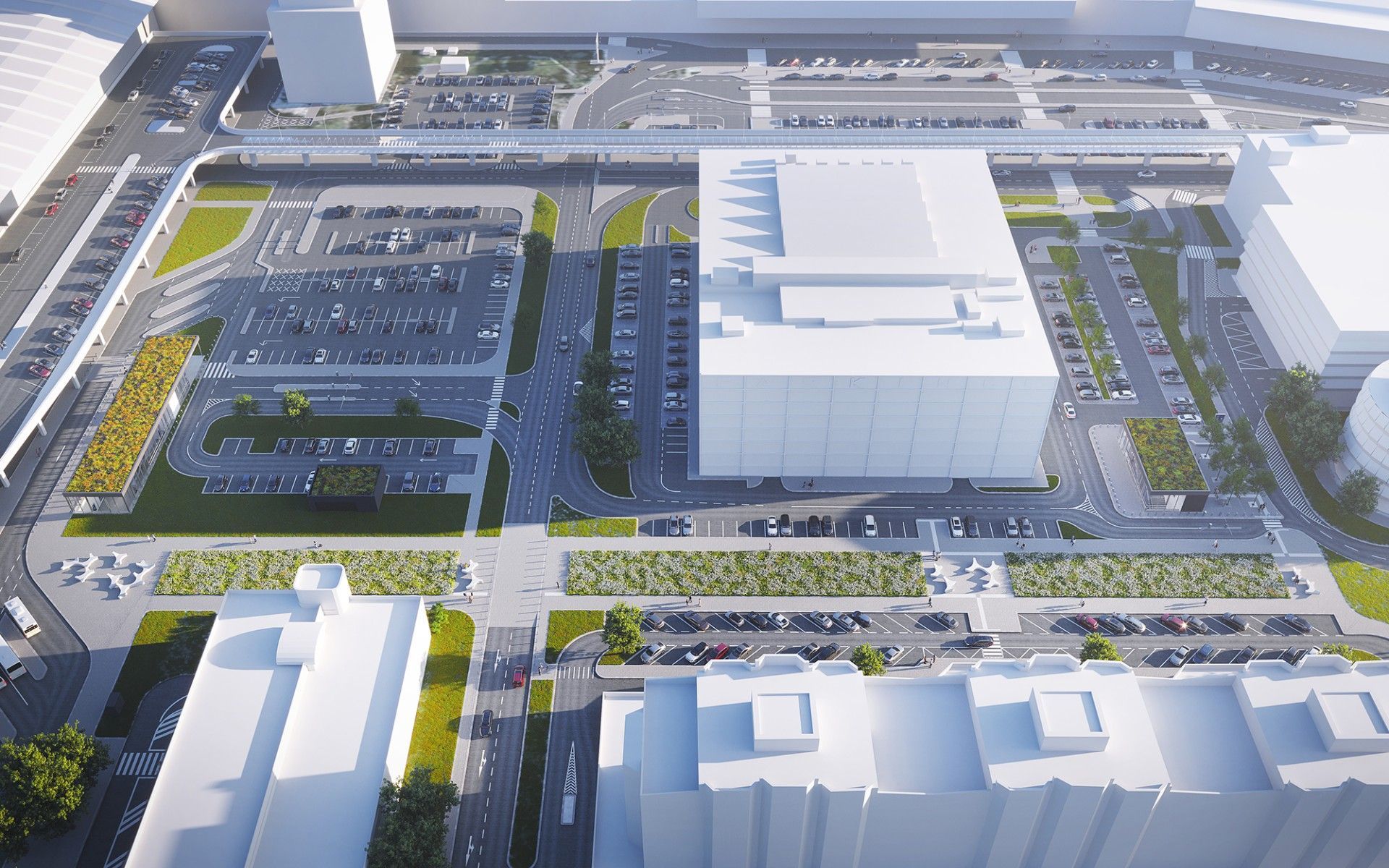 letiště václava havla, letiště, doprava, vlak, stavba