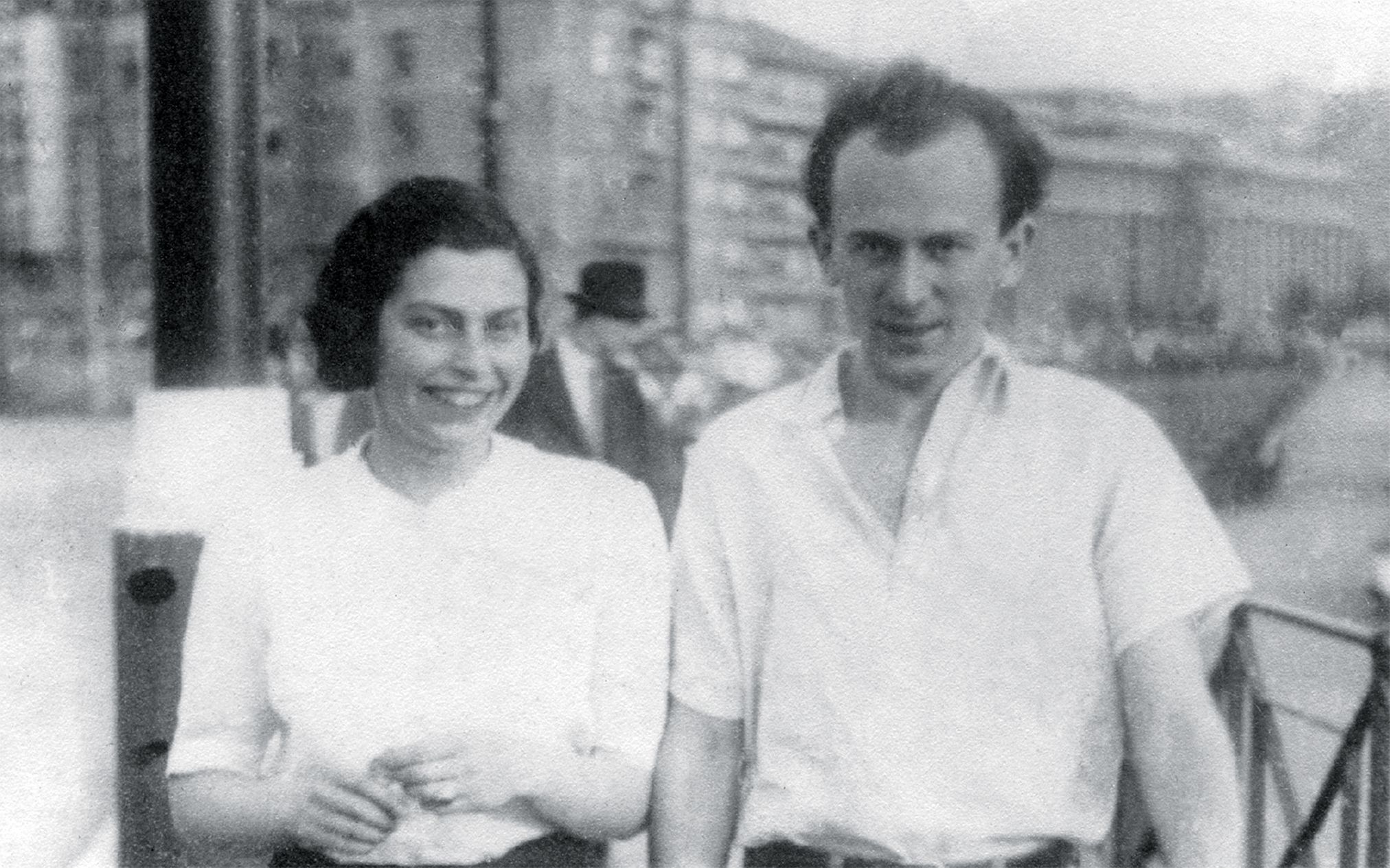 Jiří Orten s Lízou Kleinovou