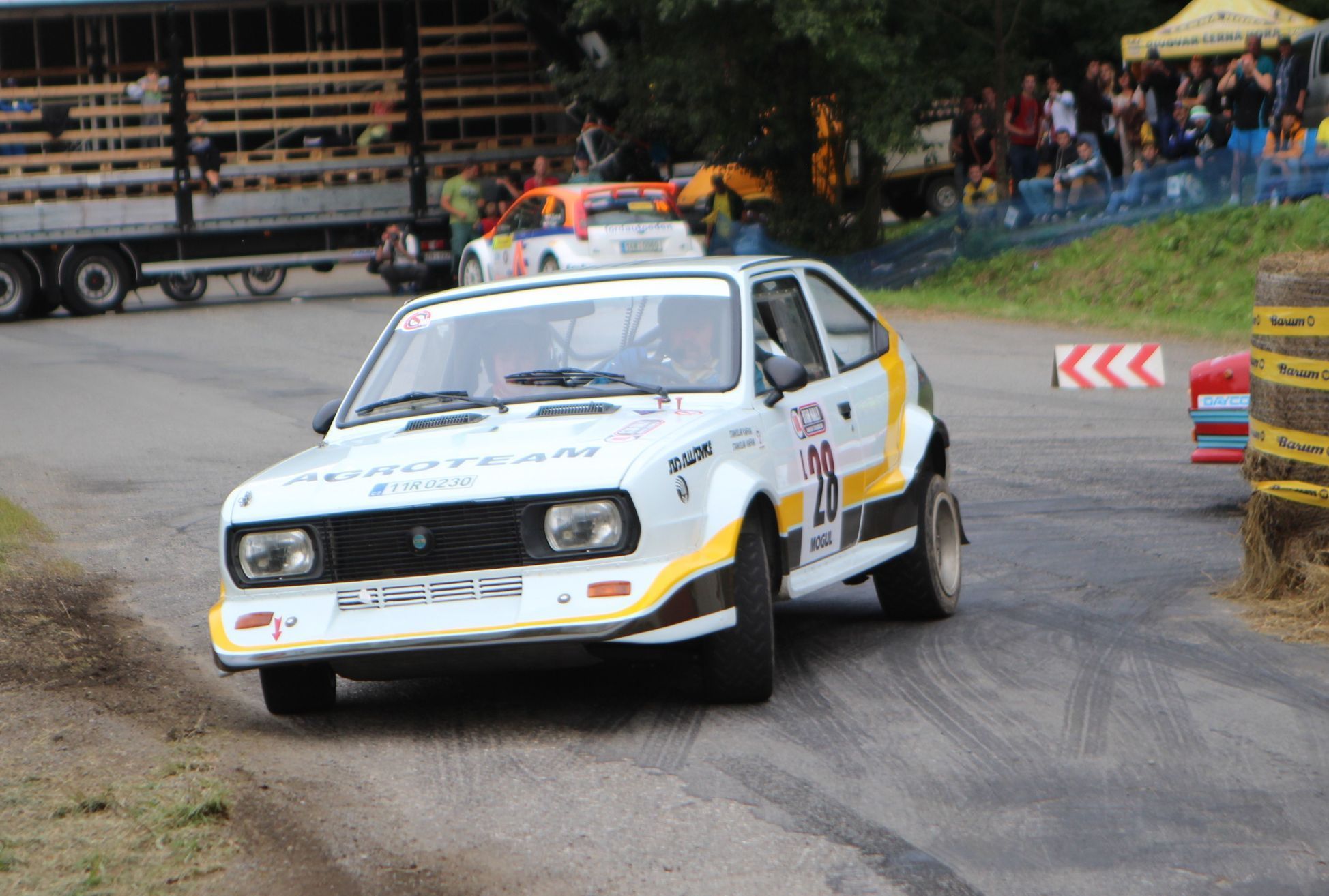 Historické vozy na Barum Rally 2014