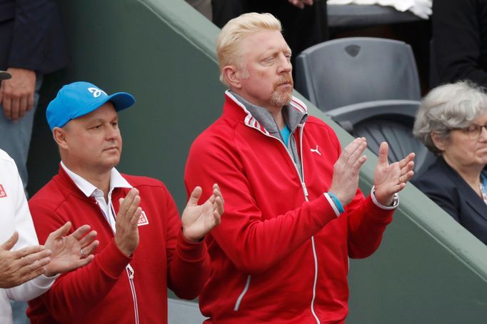 Boris Becker a Marián Vajda