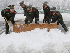 China did not suffer from lack of snow this year