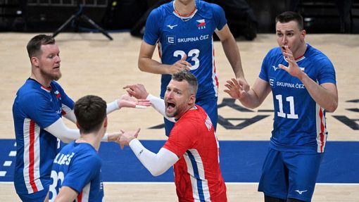 Čeští volejbalisté po výhře nad Tuniskem postupují do čtvrtfinále MS.