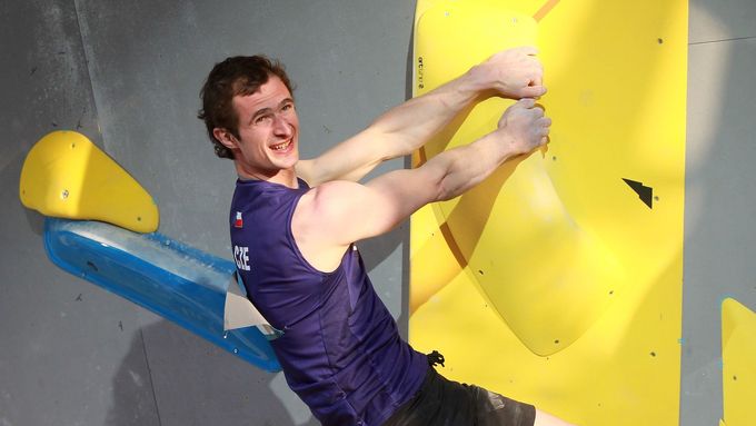 Světový pohár v boulderingu v Praze 2023 (Adam Ondra)