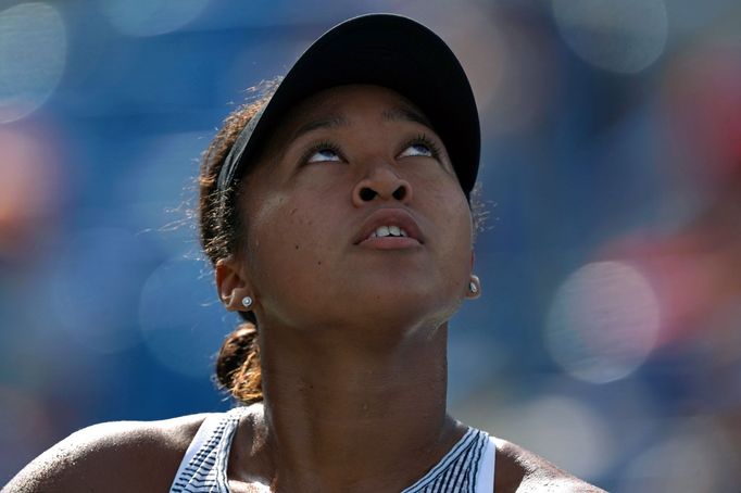 Naomi Ósakaová na turnaji v Cincinnati.