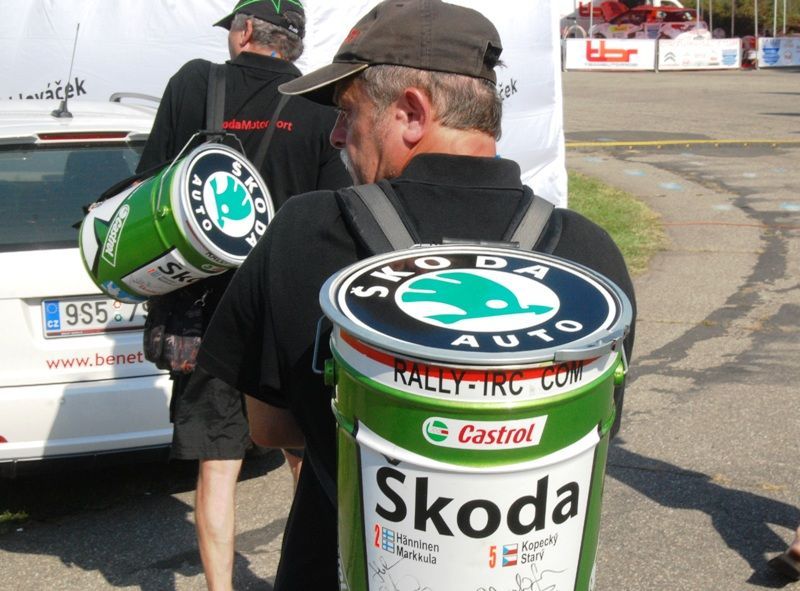 Barum rallye - servisní zóna
