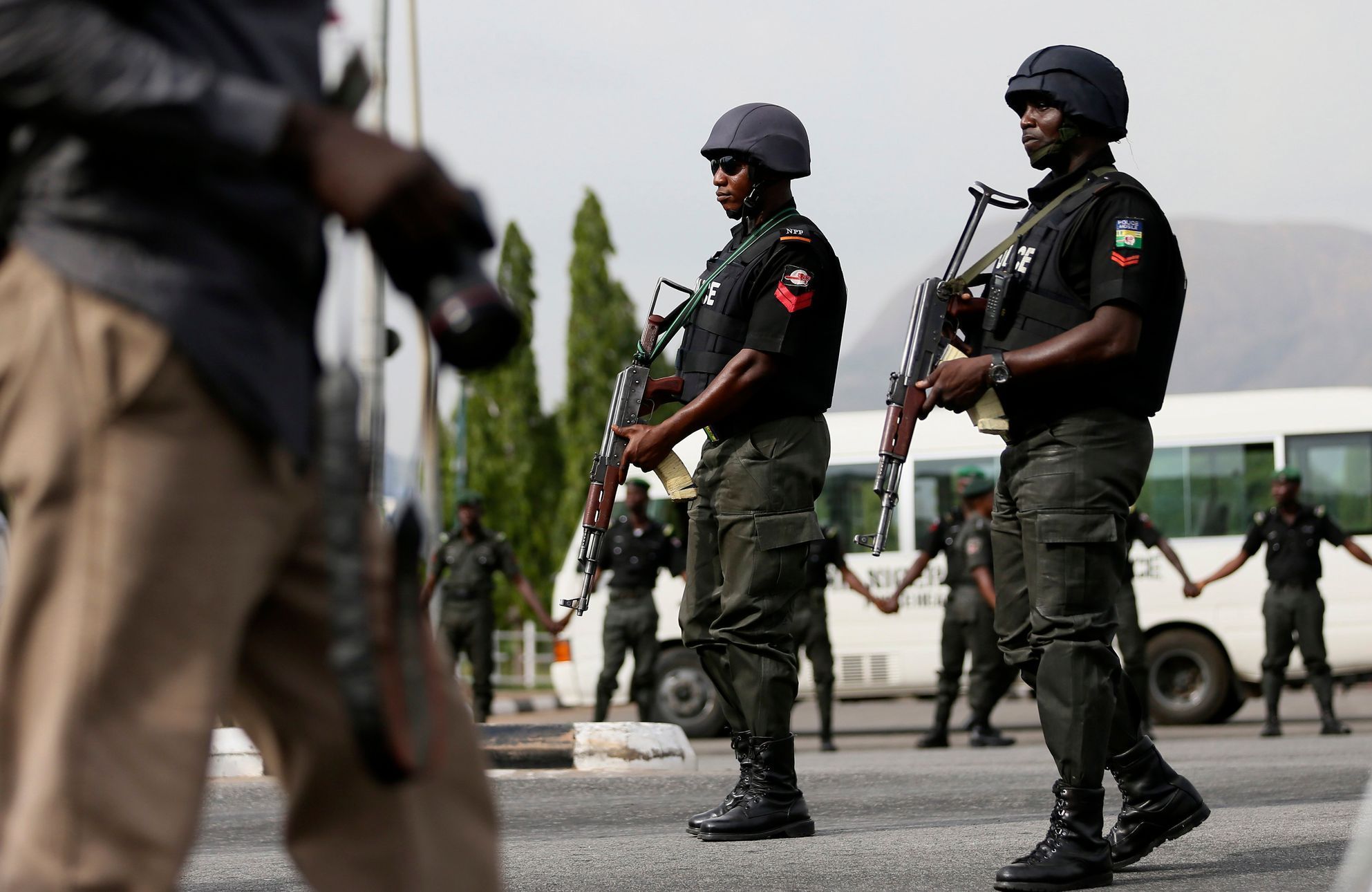 Policejní hlídka - Nigérie