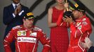 F1, VC Monaka 2017: Kimi Räikkönen a Sebastian Vettel, Ferrari