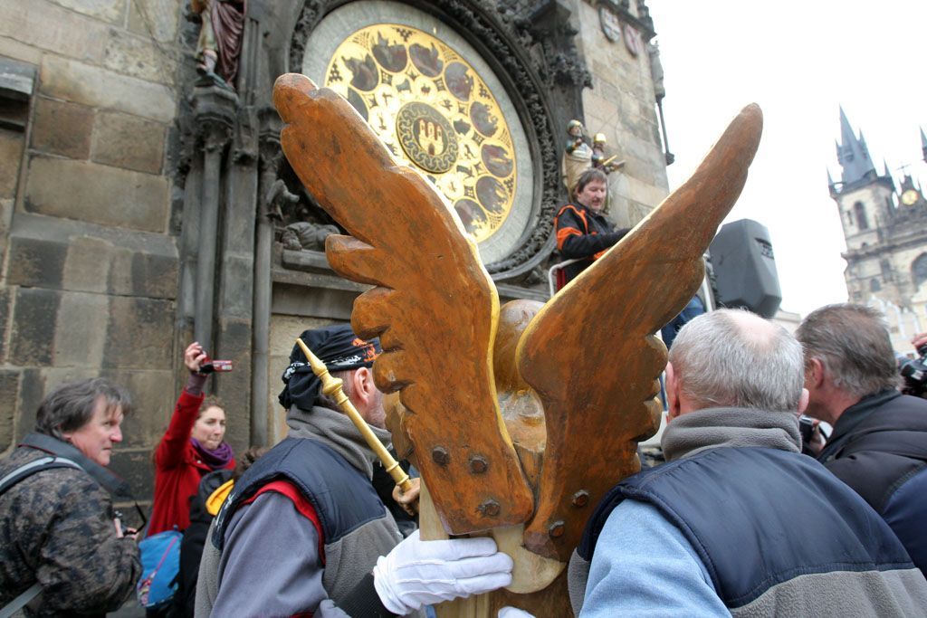 Pražský orloj po rekonstrukci