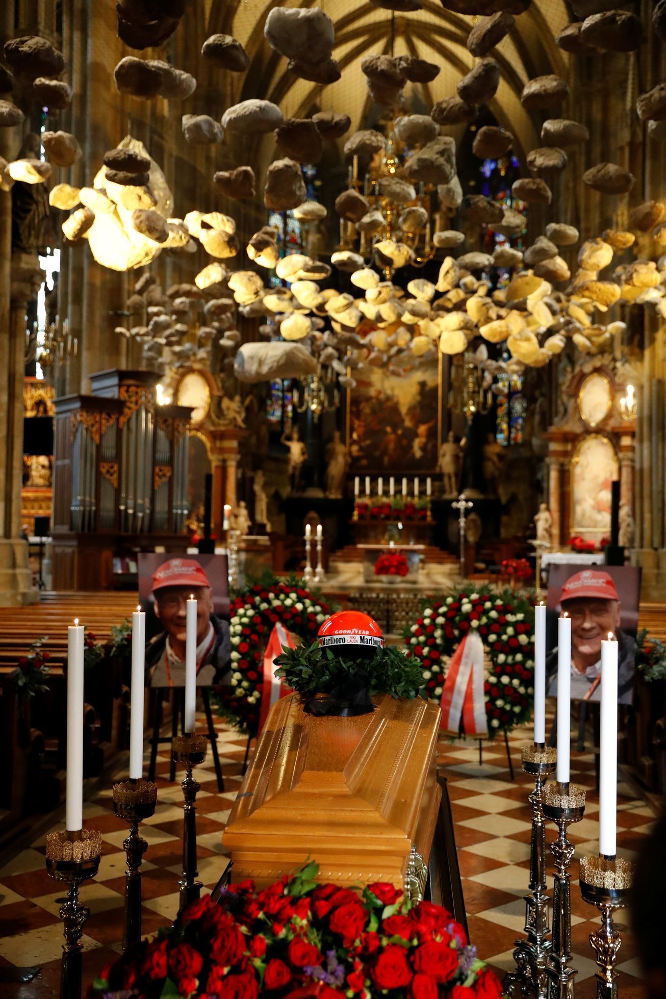 Rakev Nikiho Laudy v katedrále svatého Štěpána ve Vídni