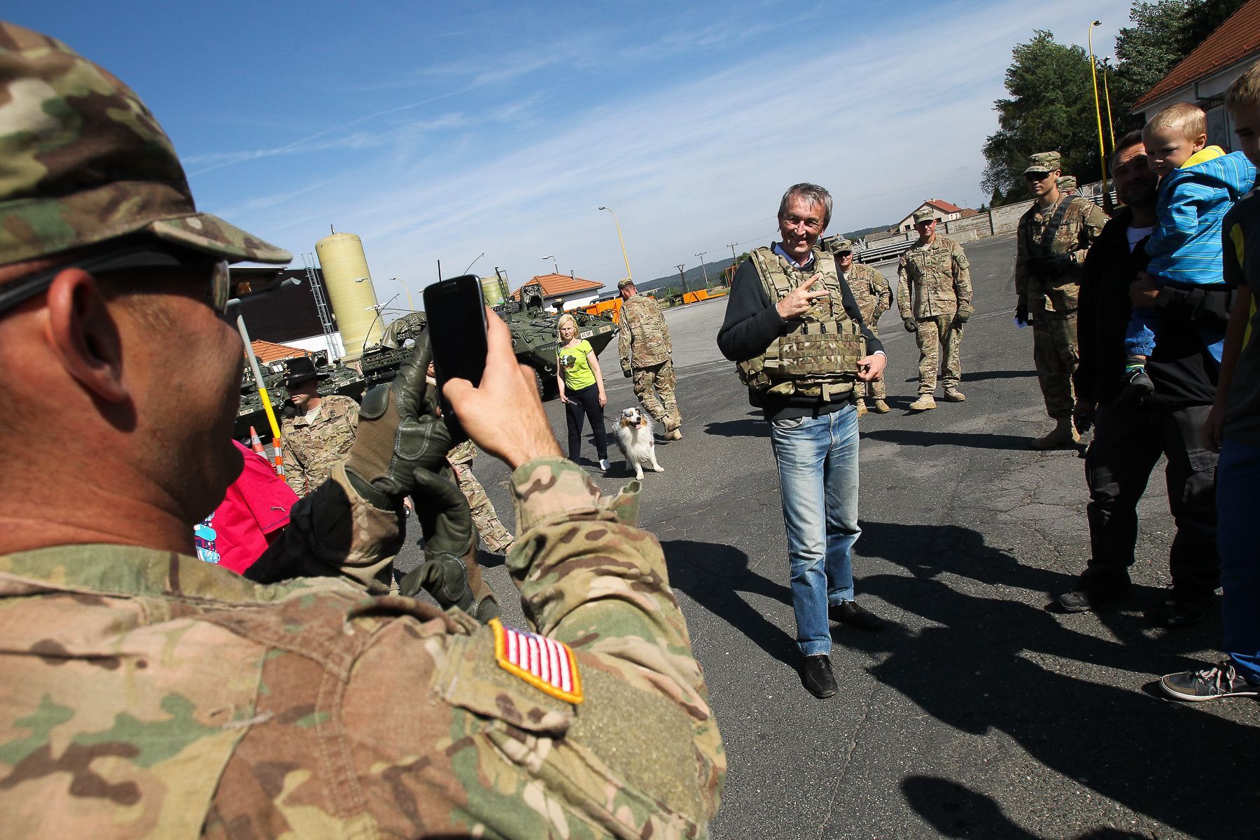 Americký armádní konvoj 13.9.2015 v Česku