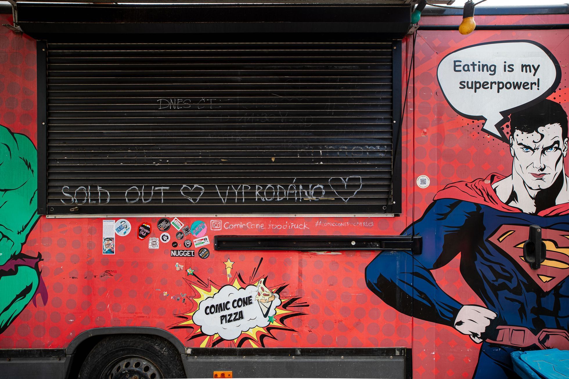 Comic Cone Food Truck, Zlín