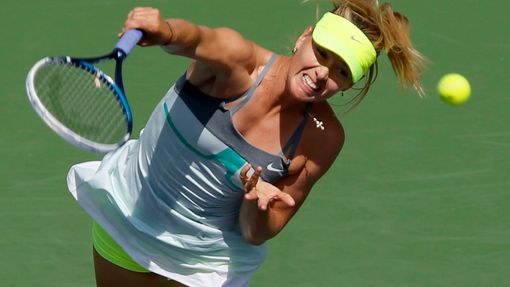 Ruská tenistka Maria Šarapovová na vítězním turnaji v Indian Wells