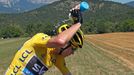 Chris Froome v 16. etapě Tour de France 2015