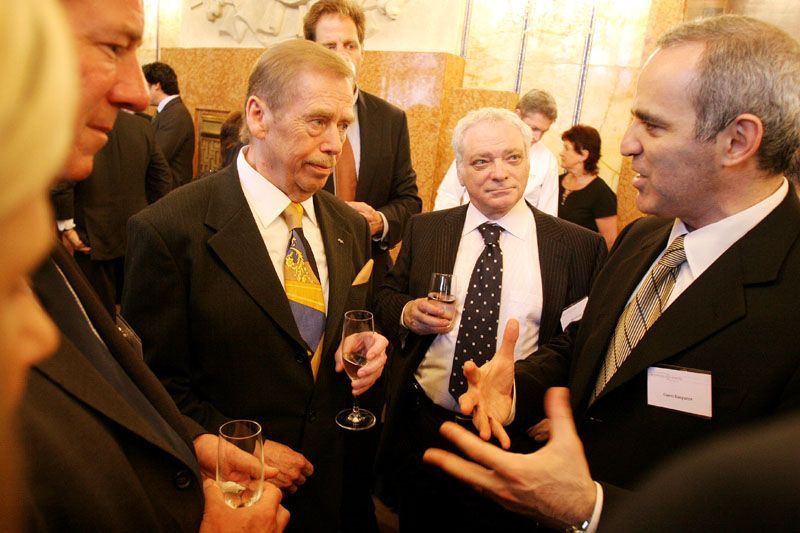Václav Havel a Garri Kasparov