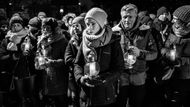 Boris Németh (.týždeň): Reportáž z demonstrací „Za slušné Slovensko“. Snímek ze série fotografií nominované na Czech Press Photo v kategorii Aktualita.