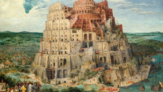 Pieter Bruegel starší: Babylonská věž, 1563