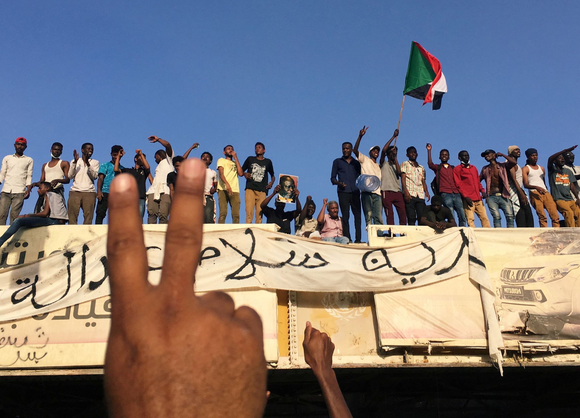 Velké protesty v Súdánu.