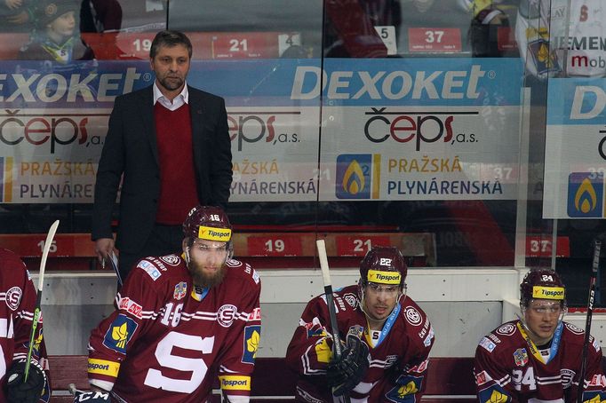 Třetí semifinále hokejové extraligy - Sparta vs. Třinec