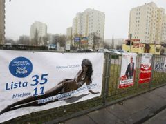 V předvolební kampani nechybí ani pokus o "odvážné" billboardy.