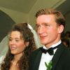 Vladimír Šmicer a manželka Pavlína (svatba, 1996)