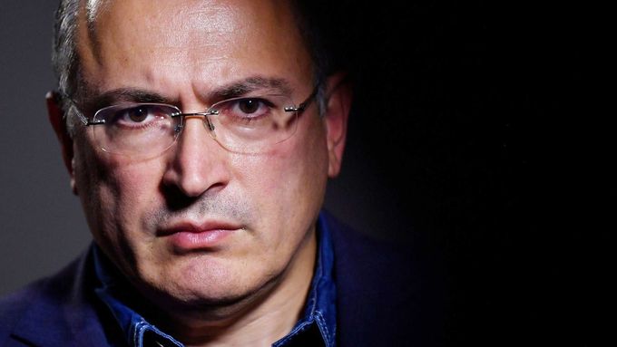 Michail Chodorkovskij ve své londýnské kanceláři.