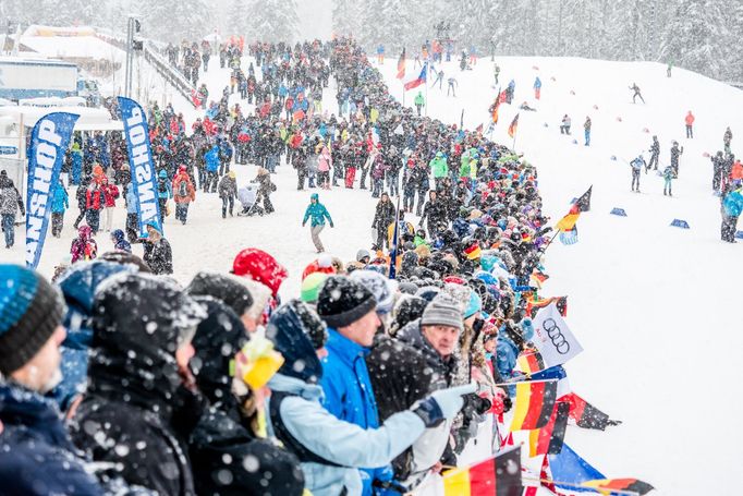 SP Ruhpolding, stíhačka M: fanoušci