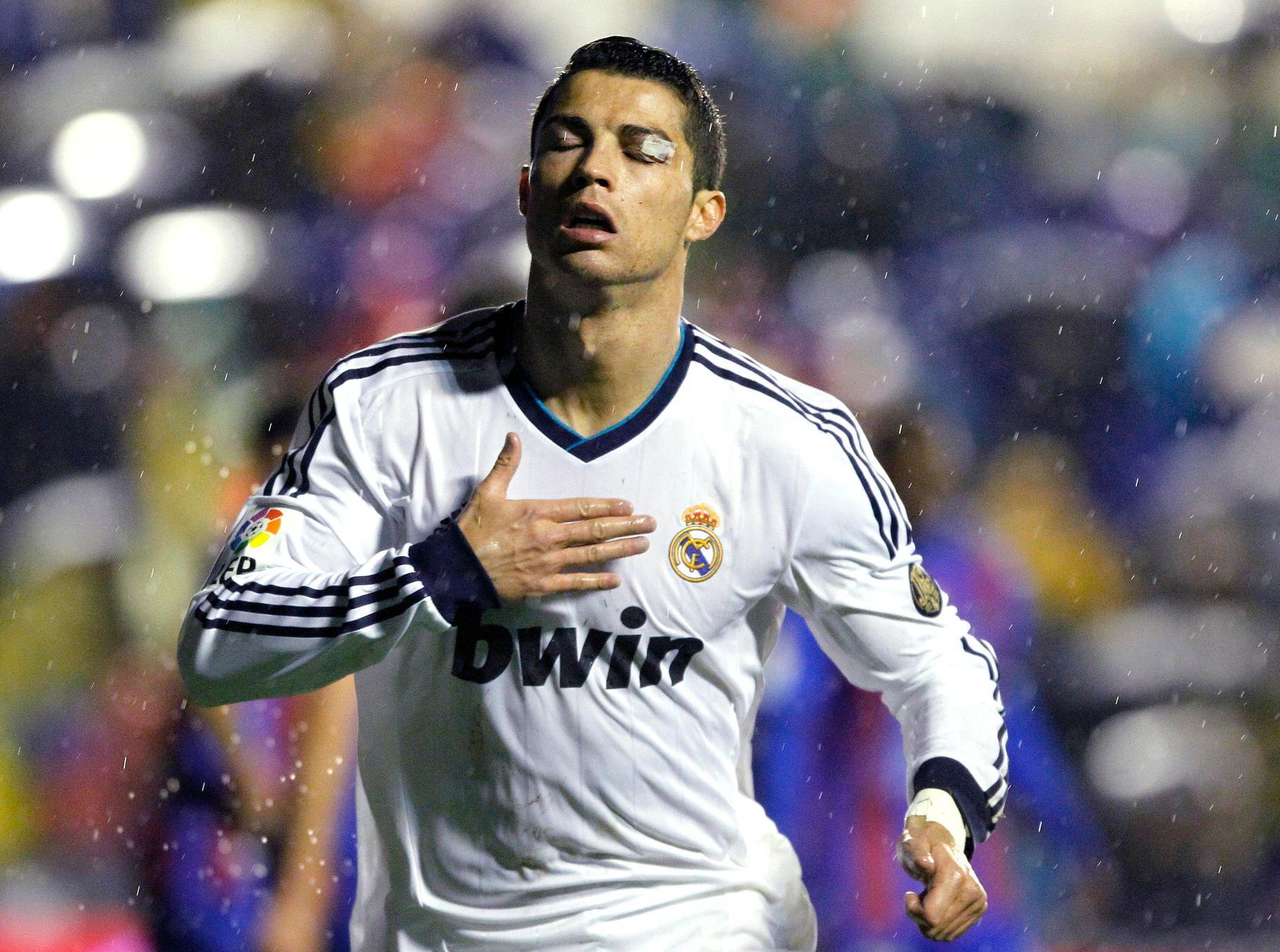 Cristiano Ronaldo v zápase s Levante