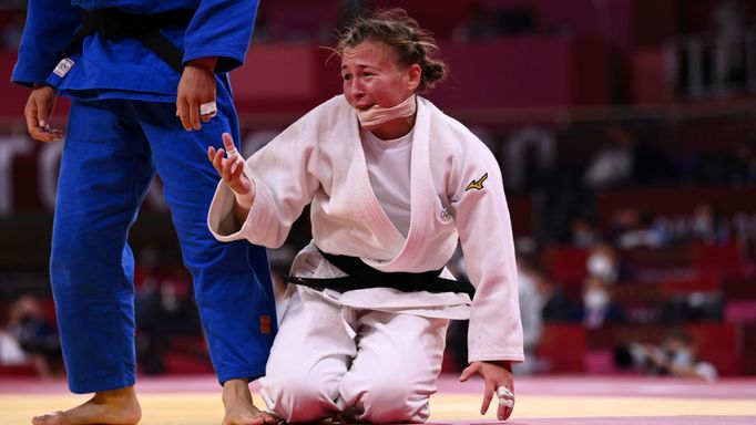 Ruská judistka Darja Mežeckaja na olympiádě v Tokiu