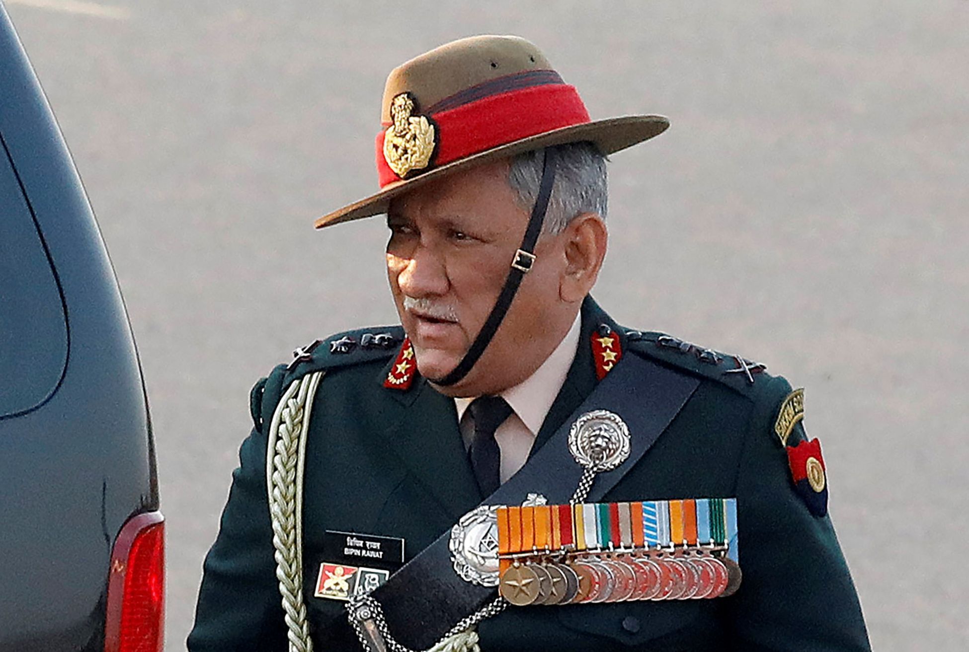 Náčelník indického štábu obrany Bipin Ravat.