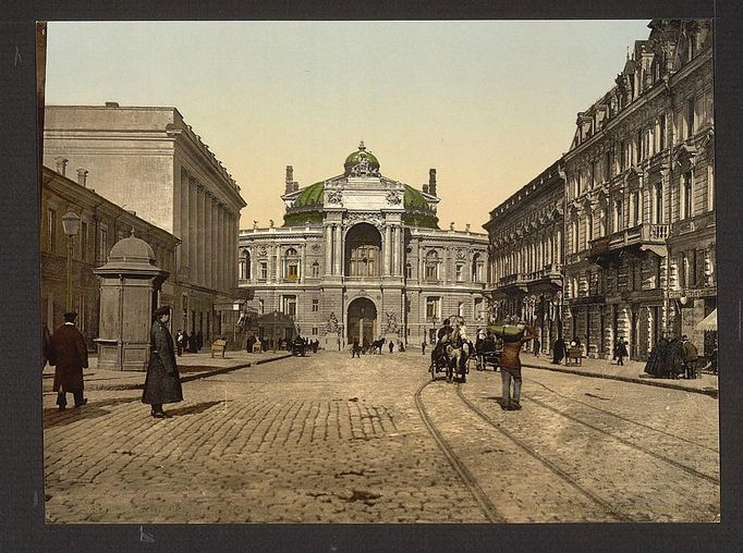 Ukrajina na historických barevných fotografiích z let 1890 - 1900. Fotochromové tisky, Library of Congress