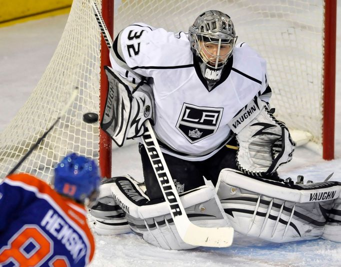 NHL, Edmonton - Los Angeles: Hemský - Jonathan Quick