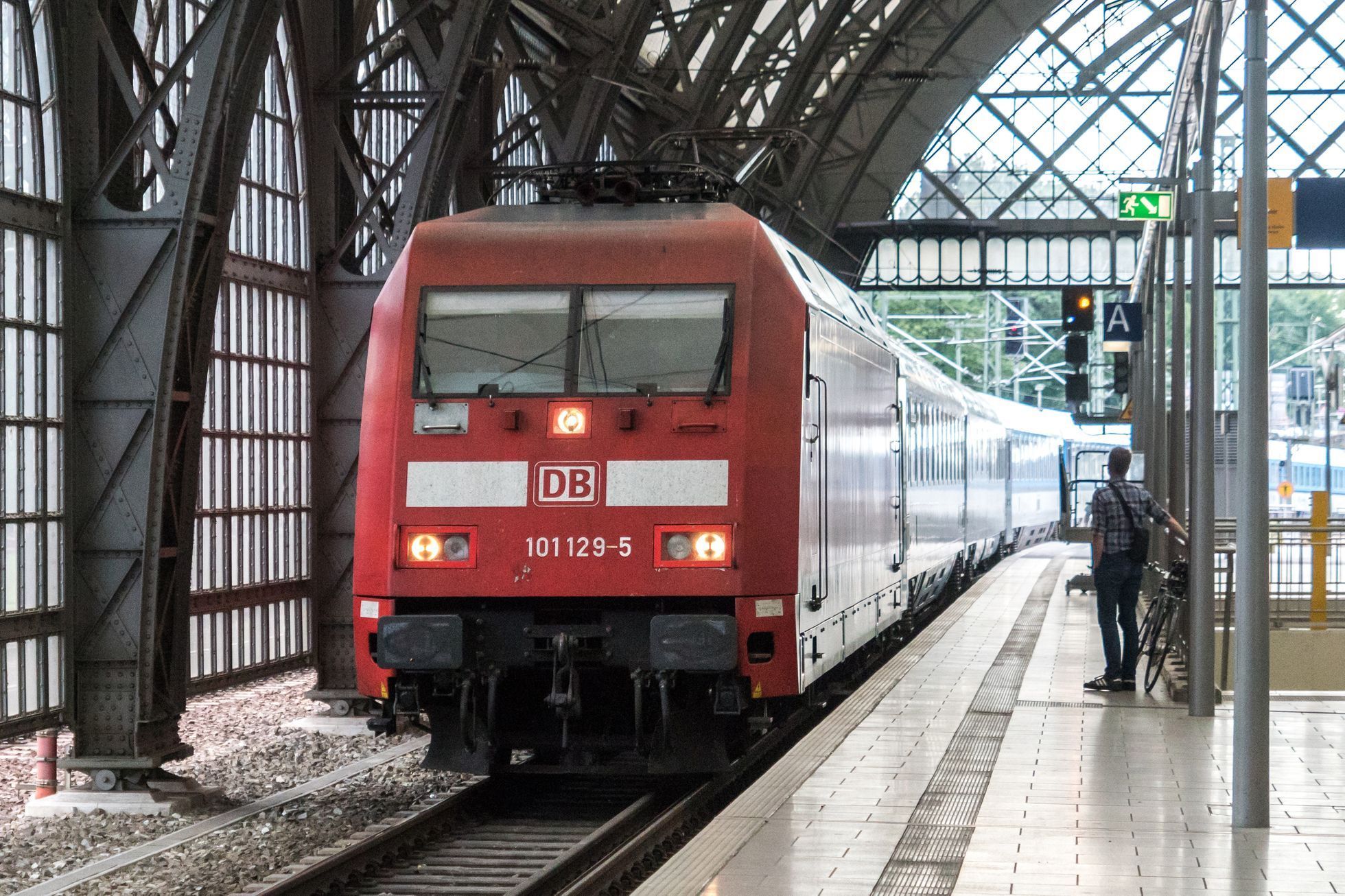 Ilustrační fotografie, Deutsche Bahn, vlak, 2017